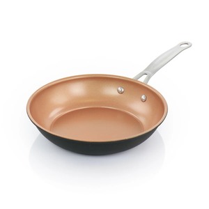 Round Nonstick Frying <b>Pan</b> With Ceramic Coating Stainless Steel <b>Handle</b> For Gas And Induction Cooker Hand Wash Only - Product Image 4