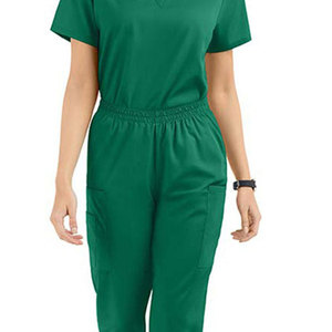 Custom Design Women Scrub Uniform High Quality Lightweight Medical Scrub <b>Set</b> For Nurses <b>Doctors</b> Wholesale - Product Image 4