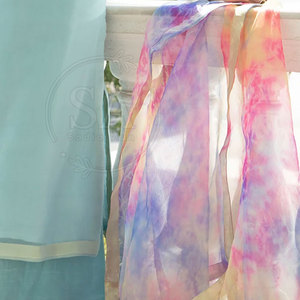 ชุดเดรสผ้าลอนปักลายหรูพร้อมใส่ พร้อมกางเกงปักลายหรูเข้าชุด - Product Image 6