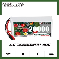 Batterie longue portée GAONENG GNB 20000mAh 22.2V 6S LiPo 20AH 40C 80C XT150 pour drone FPV agricole et quadricoptère