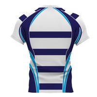 Maillot de rugby pour homme avec logo d'équipe personnalisé, ensemble complet, impression numérique, 100% polyester, vêtements de sport unis, usage scolaire et professionnel