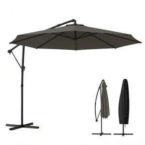 Ombrellone da Terrazzo e Cortile, Eleganti Ombrelloni e Basi per Patio per la Vita all'Aperto - Product Image 5