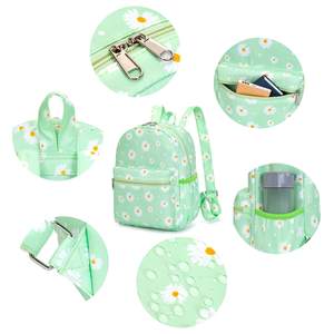 Nouveau style tendance : Sac à dos souple et élégant pour adolescentes, idéal pour l'école et les voyages, avec fermeture éclair et bandoulière. - Product Image 4