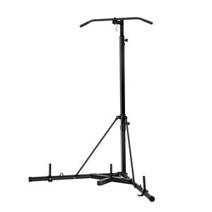 Soporte de Acero Reforzado 2 en 1 para Saco de Boxeo con Altura Ajustable y Barra de Dominadas, Equipo de Entrenamiento de Boxeo y Artes Marciales - Product Image 1