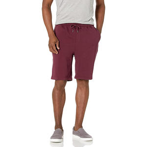 Nuevos pantalones cortos de malla negros para hombre, de cintura alta, lisos, para correr, con cintura elástica - Product Image 2
