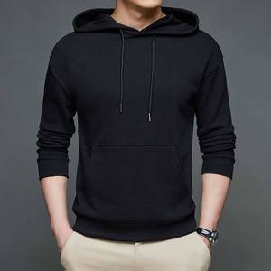Men Cotton Comfort Hoodie Soft Fleece Pullover Sweatshirt Casual Streetwear Hooded <b>Top</b> Custom Apparel Bulk Supply - Product Image 2