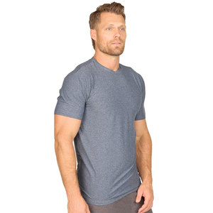 T-shirt en tricot respirant avec logo imprimé numériquement, 100% coton, coupe ample, vêtement décontracté léger, coupe classique pour homme - Product Image 3