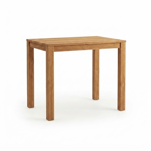 Modern Rectangular <b>Solid</b> <b>Wood</b> Coffee Table Elegant Straight Leg Wooden Accent Table For Rustic Home Setup Art Design Pure Art - Product Image 1