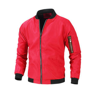 Heavyweight Bomber Jacket Zip Up Winter <b>Coat</b> for Men Casual Streetwear Outerwear USA Retail Brands Wholesale Apparel Factory Sup - Product Image 5