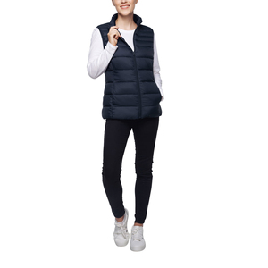 Chaleco Acolchado Ligero de Invierno 2026, Impermeable, con Cuello Alto y Cierre, Sin Mangas, de Algodón para Mujer - Product Image 3