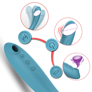 Vibrateur en silicone souple pour point G, stimulateur de clitoris par succion, jouets sexuels féminins - Product Image 2