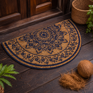 Printed Tufted Thick Jute Coir Door Mat 45x75cm Anti Skid PVC Backed Floor Mat for Home Entrance Indoor Outdoor - Product Image 4