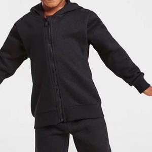 Sudadera con cremallera recortada personalizada Essentials de invierno de alta calidad de gran tamaño Heavyweight Fleece hombres impermeable algodón mezclado Zip Ups - Product Image 3