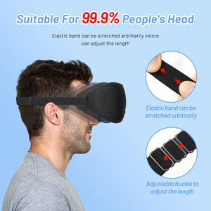 Mascherina <span class=keywords><strong>per</strong></span> <span class=keywords><strong>Dormire</strong></span> 3D Sagomata a Pressione ZERO Avanzata 100% Oscurante <span class=keywords><strong>per</strong></span> Sonno Diurno con Cinghie Elastiche Regolabili - Product Image 5