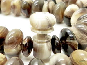 Enormes cuentas de oración islámicas de cuerno de búfalo, tasbih, subha, misbah - Product Image 4