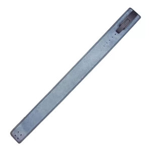 Support de poignet en cuir bleu réglable avec fermeture auto-agrippante pour la musculation et l'entraînement de force, protège-paume unisexe - Product Image 1