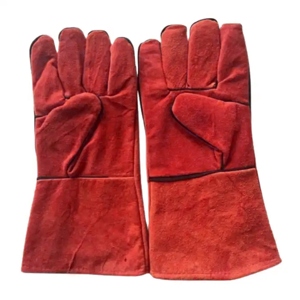 Guantes de Seguridad de Cuero Vacuno con Malla para Protección de Manos, Ropa de Trabajo, Bomberos, Chaqueta de Trabajo Industrial - Product Image 4