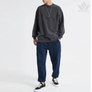 เสื้อฮู้ดแบบสวม Unisex ทรงปกติ สีพื้น สไตล์ลำลอง สตรีทแวร์ ซิปหน้า ผลิตจากผ้าโพลีเอสเตอร์/คอตตอน ทอแบบทอ สำหรับใส่ในฤดูใบไม้ผลิ - Product Image 4