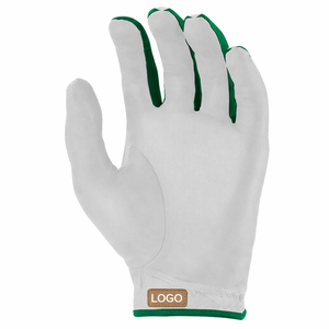 Gants de golf roses en cuir véritable à doigts entiers, unisexes, avec fermeture à enfiler, gants de sport - Product Image 2