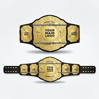 Nouvelle ceinture de champion de l'organisation mondiale de boxe WBO, taille adulte, pour les arts martiaux de Jiu-Jitsu, épaisseur 8 mm, taille adulte