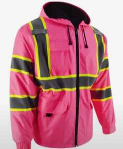 เสื้อแจ็คเก็ตสำหรับทำงาน กันน้ำ สะท้อนแสง ทนความหนาวเย็น ผลิตจากโพลีเอสเตอร์ สำหรับงานก่อสร้าง ยี่ห้อ Halex International รุ่น HI-5826 - Product Image 2
