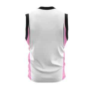 Premium Quality Unisex Basketball Uniform Breathable Customized Reversible Sleeveless 100% Polyester Quick Dry Sports Team Set - Product Image 5