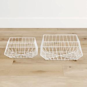 Panier de rangement en métal à mailles profondes empilable pour l'organisation de la maison - Product Image 3