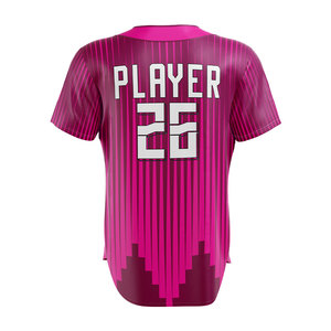 Camiseta de Béisbol para Mujer, Tallas Grandes, Uniforme de Equipo Sublimado, Nombre y Número Personalizados, Ropa Deportiva de Softbol al por Mayor - Product Image 6