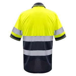 T-shirt de sécurité pour entrepôt, classe 2 ANSI, imperméable, avec LED clignotante, impression personnalisée, réfléchissant, respirant, en polyester, pour le personnel logistique - Product Image 6