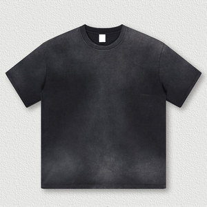 T-shirt graphique personnalisé pour homme, col rond, 100 % coton, délavé à l'acide, coupe courte et ample, multicolore, pour l'extérieur, tissu 260 grammes - Product Image 6