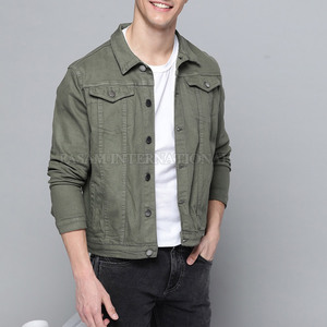 Bulk Quantity Custom Logo Jeans Winter <b>Jacket</b> Oem Service Jeans <b>Jacket</b> Latest Style <b>Men</b> Jeans <b>Jacket</b> - Product Image 3
