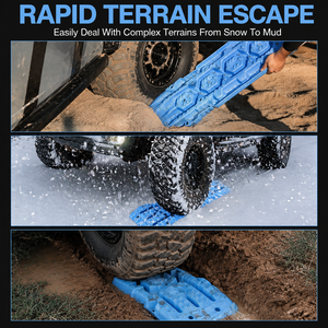 Nouvelle conception <span class=keywords><strong>de</strong></span> planches <span class=keywords><strong>de</strong></span> traction tout-terrain 4x4 pour véhicules, <span class=keywords><strong>kit</strong></span> <span class=keywords><strong>de</strong></span> planches <span class=keywords><strong>de</strong></span> traction pour le sable, la boue, la neige, outil d'évacuation d'urgence - Product Image 4