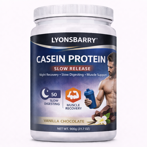 Proteína de Caseína en Polvo de Liberación Lenta, Apoyo Nocturno para el Crecimiento y Recuperación Muscular, Sin Gluten, Alto Contenido de Proteínas, Suplemento de Suero de Leche al 90%, OEM - Product Image 2