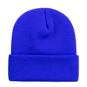 Vintage Ribbed Knit Beanie-Unisex Winter <b>Warm</b> <b>Hat</b> Soft Stretch Spandex/Cotton Minimalist Streetwear Essential - Product Image 1