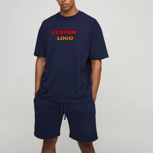 Shorts de football personnalisés pour hommes, ensemble d'entraînement en polyester et nylon, ODM, faible MOQ, logo imprimé en relief, 420 GSM, ensemble de survêtement assorti - Product Image 4