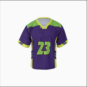 Camisetas de Lacrosse Reversibles de Alta Calidad, Impresión por Transferencia de Calor, Transpirables, Antibacterianas, de Secado Rápido, Servicio OEM Personalizado - Product Image 1
