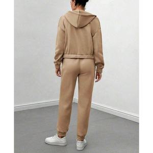 Chándal deportivo personalizado superventas de alta calidad, conjunto de 2 piezas, chándal de gimnasio para mujer - Product Image 4