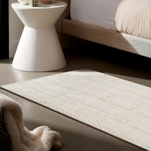 Handwoven White Jute Runner <b>Rug</b> Braided Natural Fiber Carpet <b>Boho</b> Farmhouse Hallway Floor Mat - Product Image 2