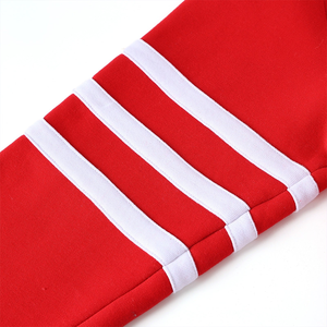 Nouveau cardigan en tricot rouge pour femme, col en V, manches longues, couleur unie, logo personnalisé, style sororité, printemps, vintage, université - Product Image 5