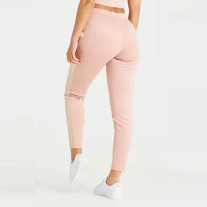 Services OEM – Pantalon slim décontracté pour femme, taille haute, couleur unie, haute qualité, avec logo personnalisé - Product Image 3