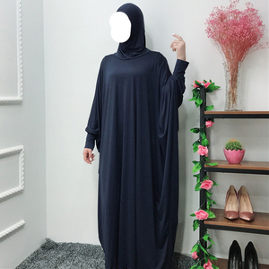 ชุดเดรสยาวมุสลิมสำหรับสตรีแบบเรียบง่ายคุณภาพพรีเมียม OEM ขายส่ง ชุดละหมาดแบบตะวันออกกลาง ฮิญาบ คิมา อบายะ - Product Image 2