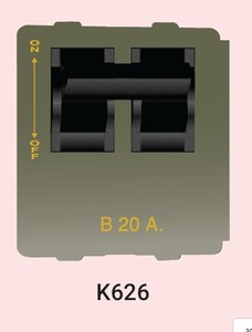 เสาคู่ MCB (20A/25A และ2A)-วัสดุพลาสติกสำหรับอุปกรณ์อิเล็กทรอนิกส์ - Product Image 1