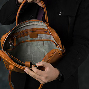Bolso para Portátil de Cuero 2026, Diseño Único, Cómodo, Casual, Ligero, Duradero, Ecológico, Personalizable, para Llevar en la Mano o al Hombro - Product Image 5