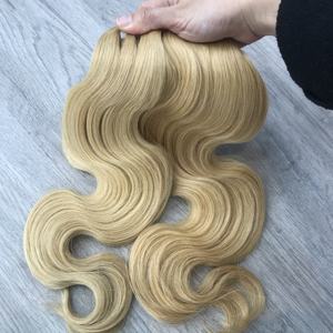 Venta al por mayor 100% Raw Extensiones de cabello virgen vietnamita 613 Color Trama Mejor Precio Extensiones de cabello crudo - Product Image 1