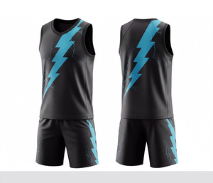 Full Sublimation Basketball Uniform Set Quick Dry Breathable <b>Polyester</b> Jersey And <b>Shorts</b> Team Sportswear For Men Women Youth - Product Image 3