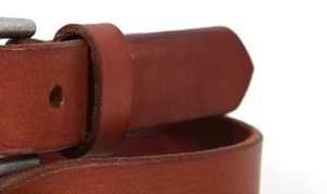 Cinturón de Cuero Genuino de Vaca Marrón, Estilo Casual y Moderno, Correa Ancha de Alta Calidad, Hebilla de Aleación Resistente, Aspecto Sólido y Elegante - Product Image 2