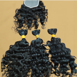 Paquetes de Cabello Indio Virgen sin Procesar 100% Remy de un Solo Donante, de Una Sola Capa, Precio Bajo, Fabricante, Proveedor OEM, Chennai, India - Product Image 3