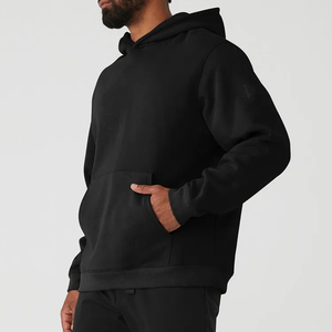Sudaderas con Capucha Largas para Hombre, Invierno, 100% Algodón, Forro Polar, Transpirables, Secado Rápido, Casuales, Venta al Por Mayor - Product Image 1