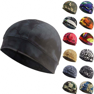 Bonnet de cyclisme imprimé camouflage anti-transpiration rafraîchissant pour casque - Product Image 4