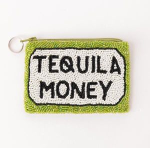 Monedero Artesanal con Cuentas y Bordado de Tequila, Estilo Casual Verde - Product Image 4